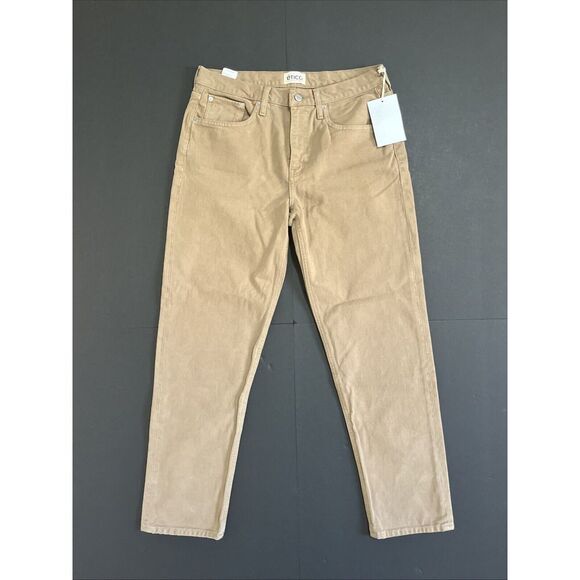 Etica Denim - Etica Women's Jeans Sz 29 NWT Marlowe Slim‎ Boyfriend Petrified Oak Cotton Blend